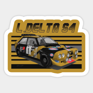 Lancia Delta Group B Esso Sticker